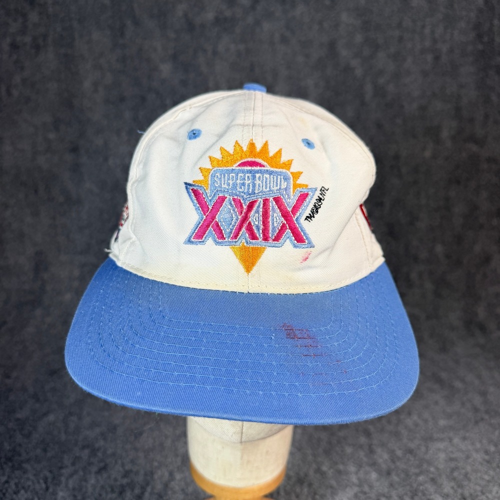 Vintage 1994 Logo Athletic Super Bowl XXIX Hat SF 49ers NFL Snapback White
